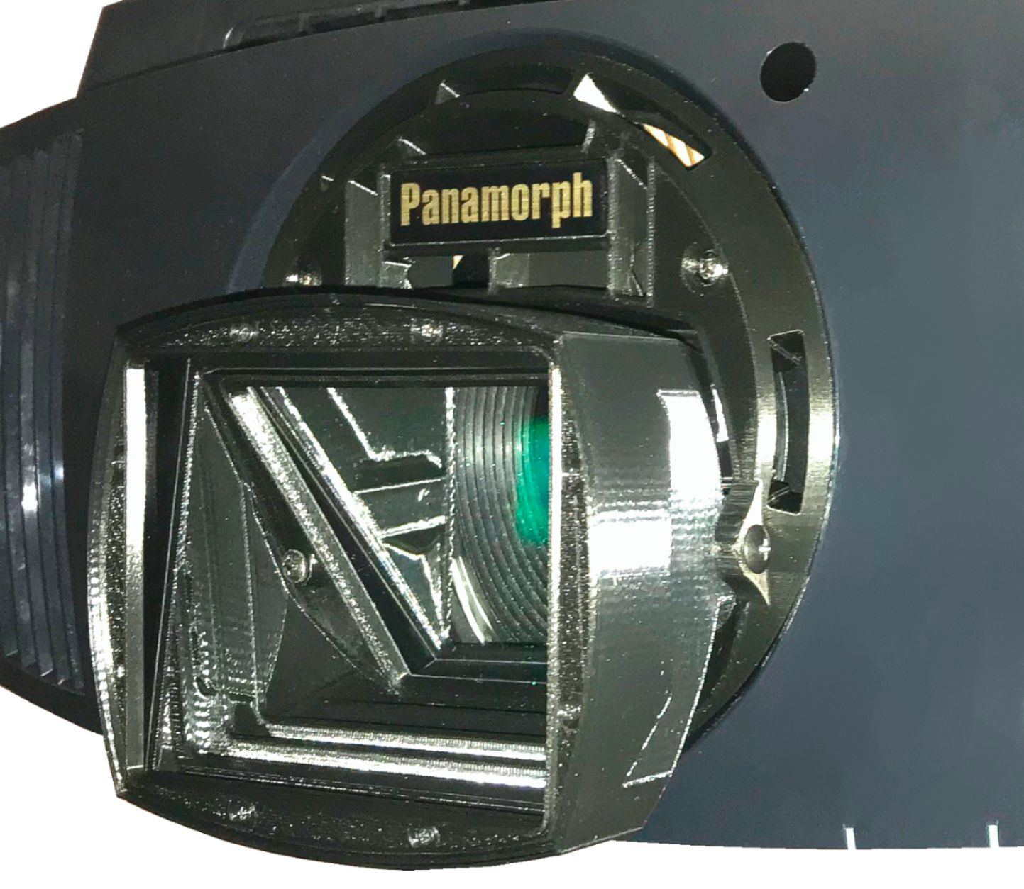 Angle View: Panamorph - Anamorphic Direct-Attach Lens System - Black