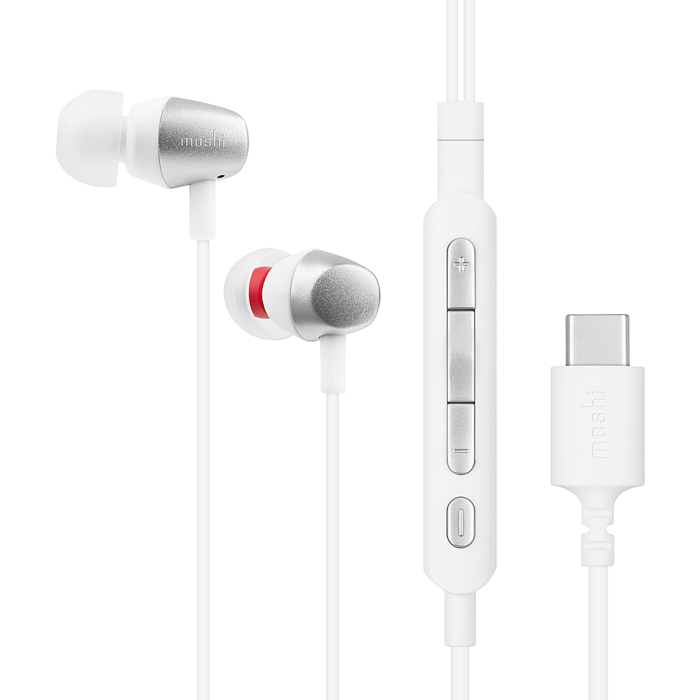 Moshi - Mythro C USB-C Wired In-Ear Headphone - Silver