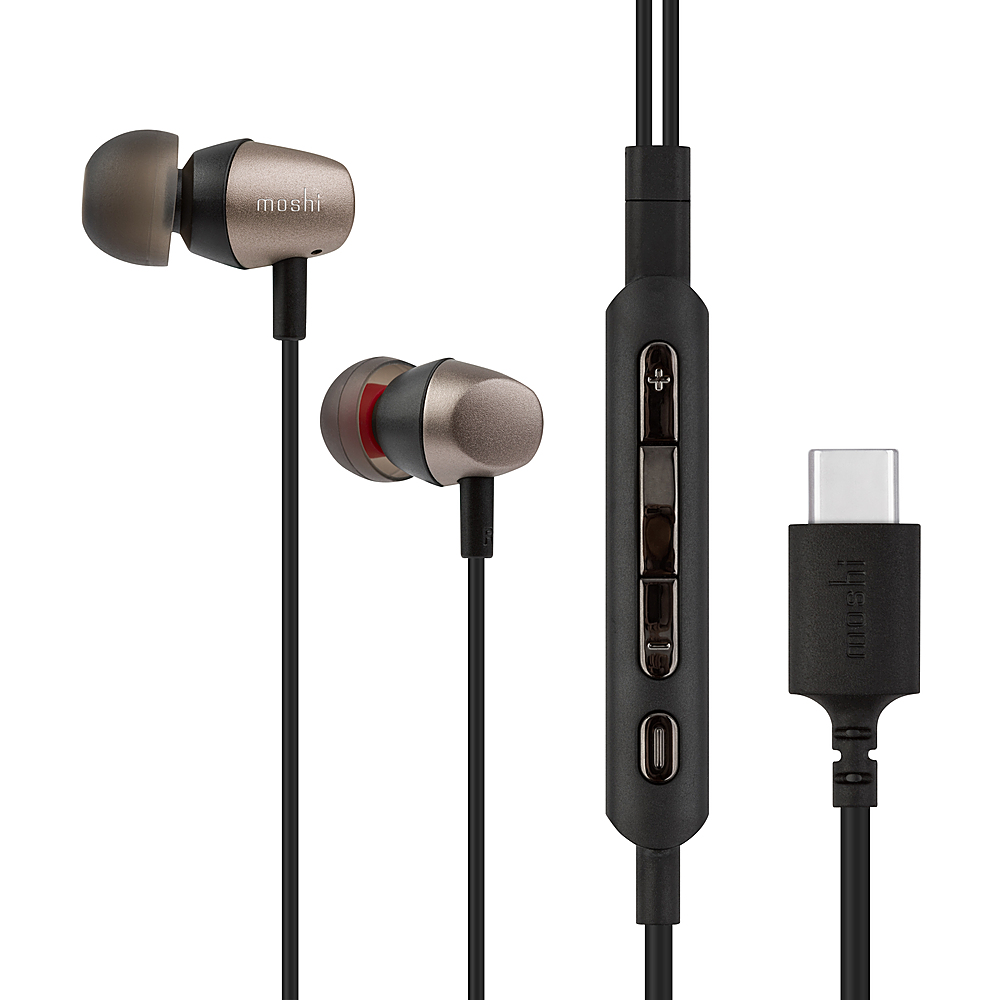 Moshi - Mythro C USB-C Wired In-Ear Headphone - Gray