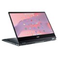 Left Zoom. Acer - Chromebook Spin 514 – Convertible - 14” Full HD Touch – Ryzen 3 3250C – 8GB DDR4 – 64GB eMMC - Backlit Keyboard - Green.