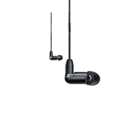 Shure - AONIC 3 Sound Isolating Earphones - Black - Front_Zoom
