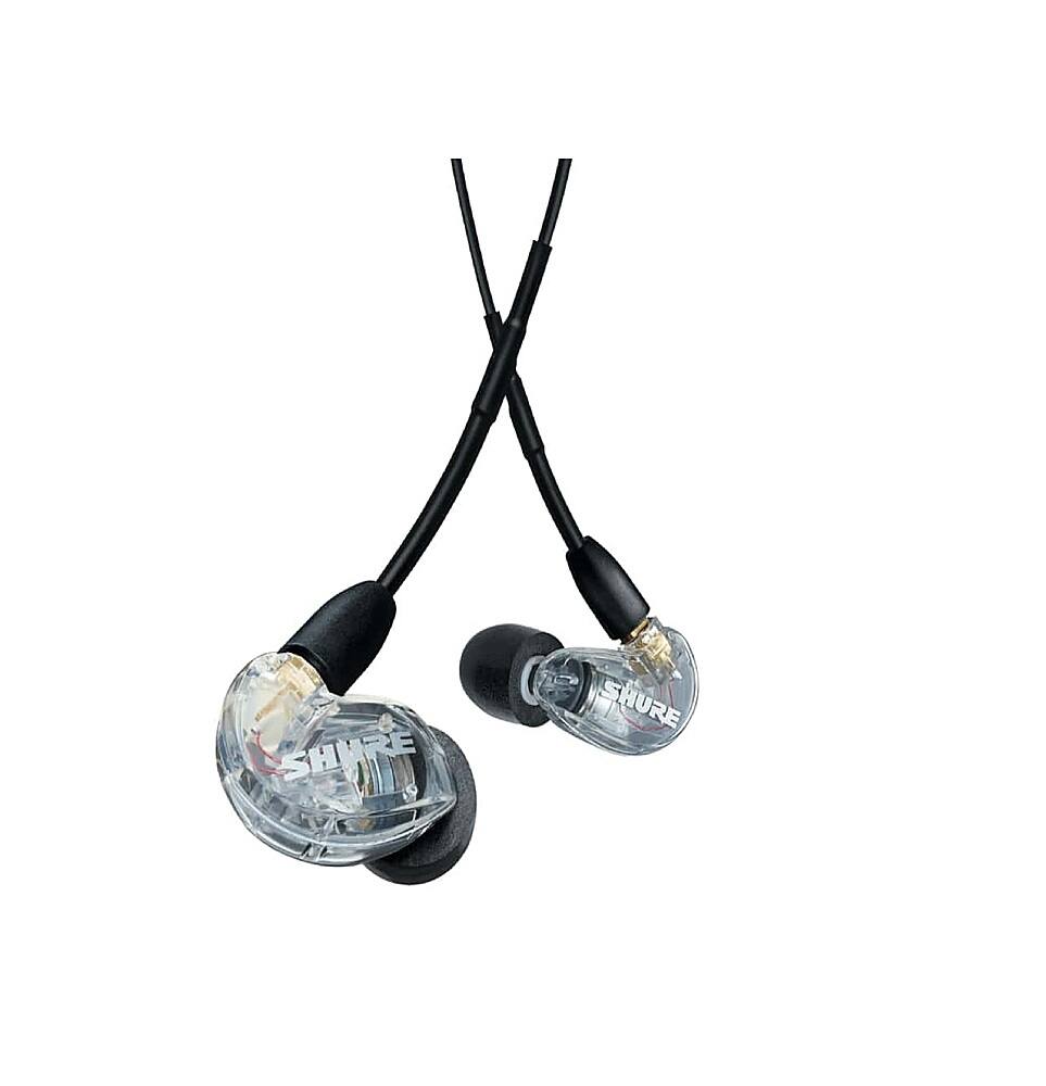 Shure SE215 Sound Isolating Earphones in Clear - Promenade Music