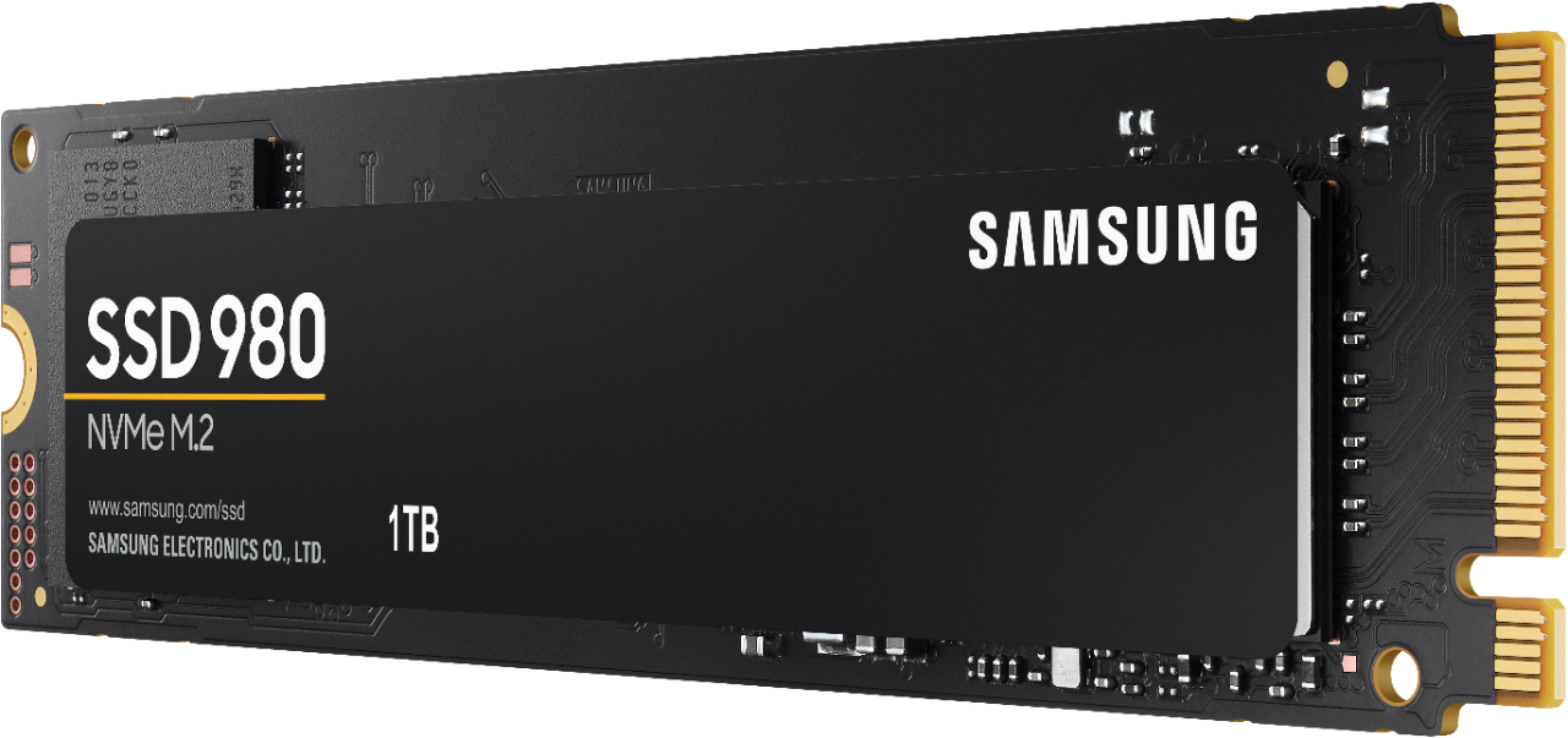 miste dig selv legeplads nøjagtigt Samsung 980 1TB Internal Gaming SSD PCIe Gen 3 x4 NVMe MZ-V8V1T0B/AM - Best  Buy