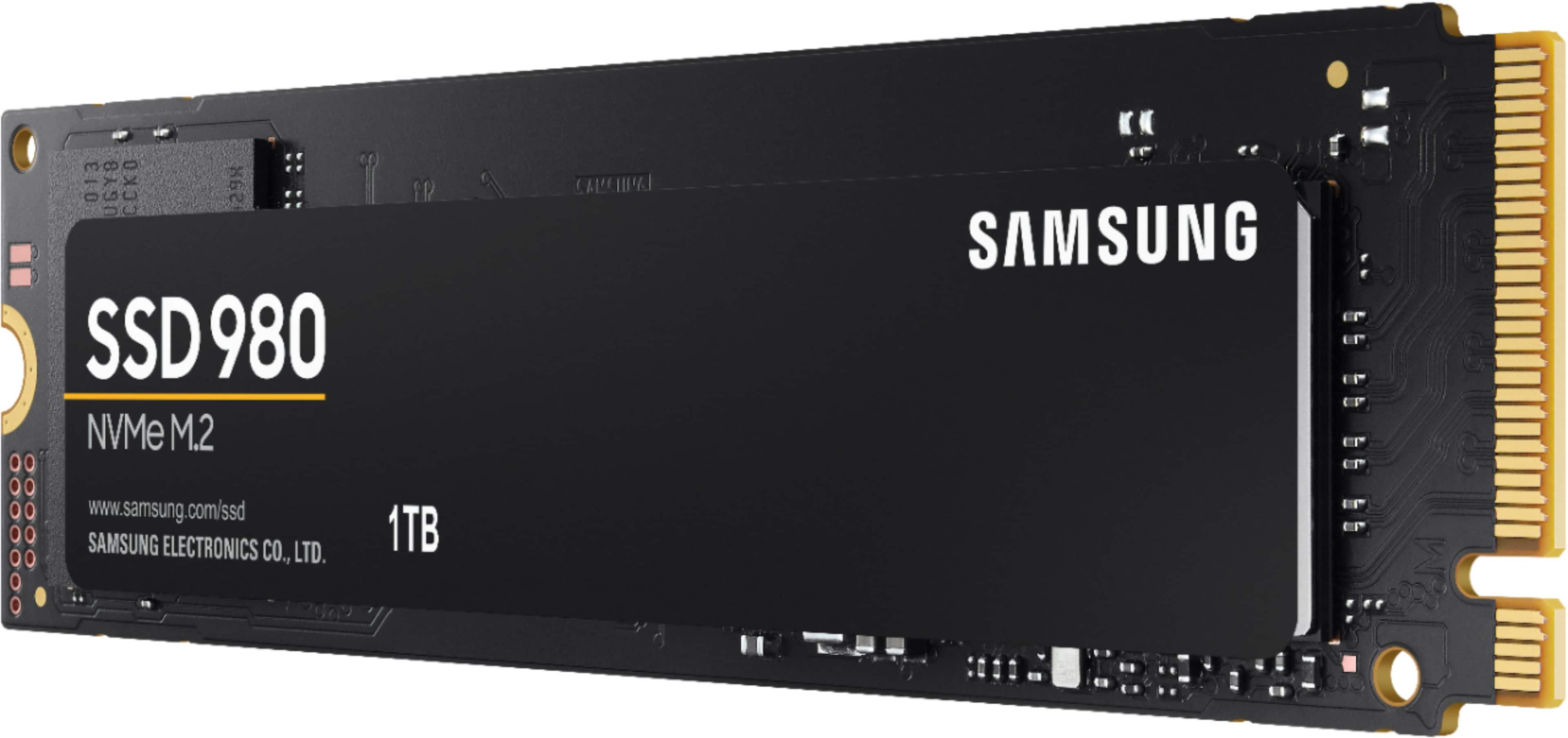 Samsung 980 1TB Internal Gaming SSD PCIe Gen 3 x4 NVMe MZ-V8V1T0B/AM - Best  Buy