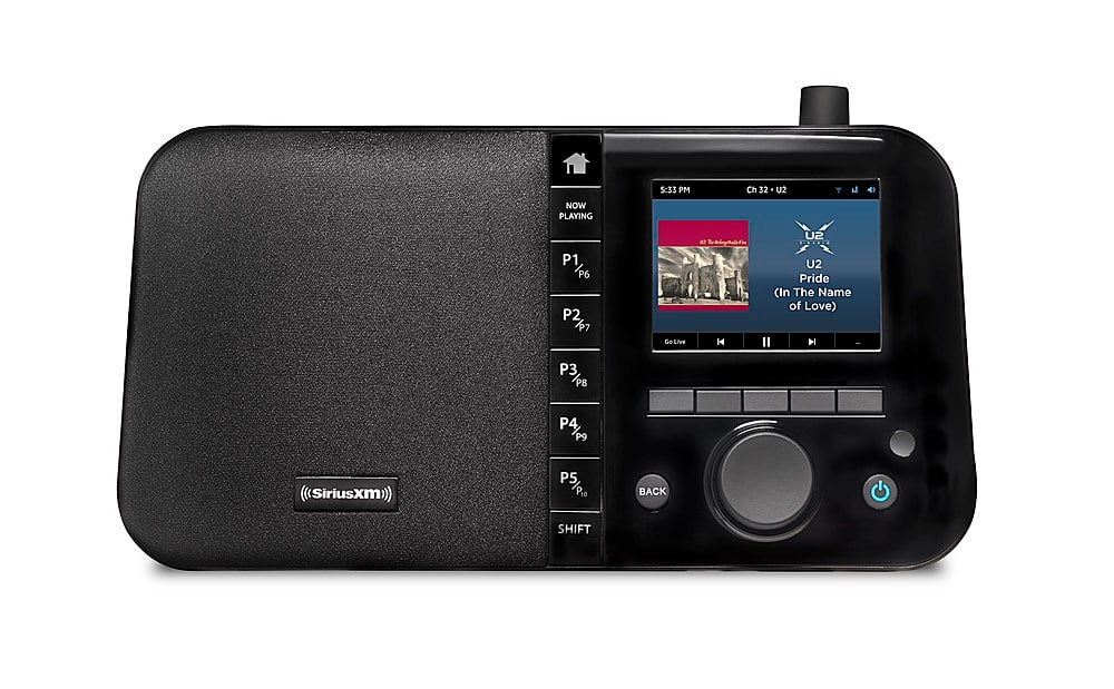 Front. SiriusXM - Wi-Fi Sound Station - Black.