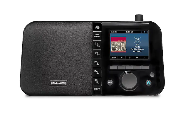 Front. SiriusXM - Wi-Fi Sound Station - Black.