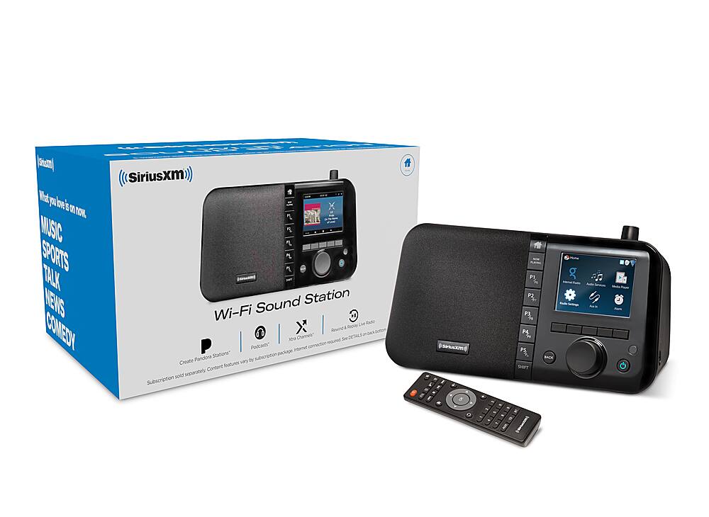 Alt View 14. SiriusXM - Wi-Fi Sound Station - Black.