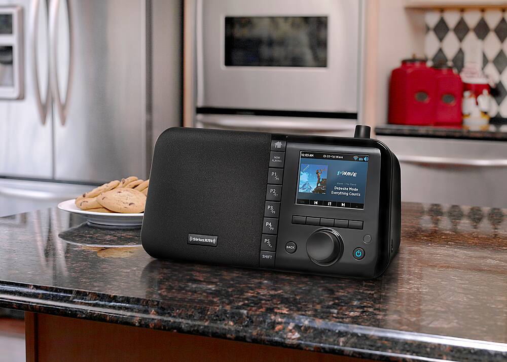 Alt View 18. SiriusXM - Wi-Fi Sound Station - Black.