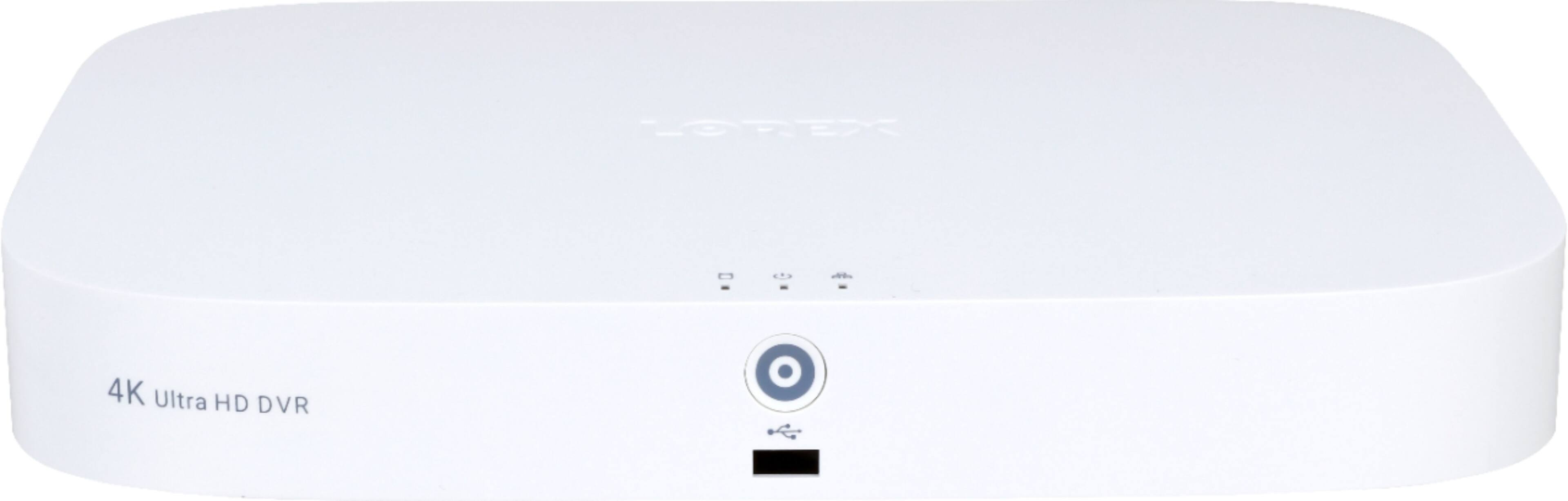 Alt View 11. Lorex - 4K Wired DVR Security System with 8 Active Deterrence Cameras, Smart Motion Detection and Face Recognition - White.