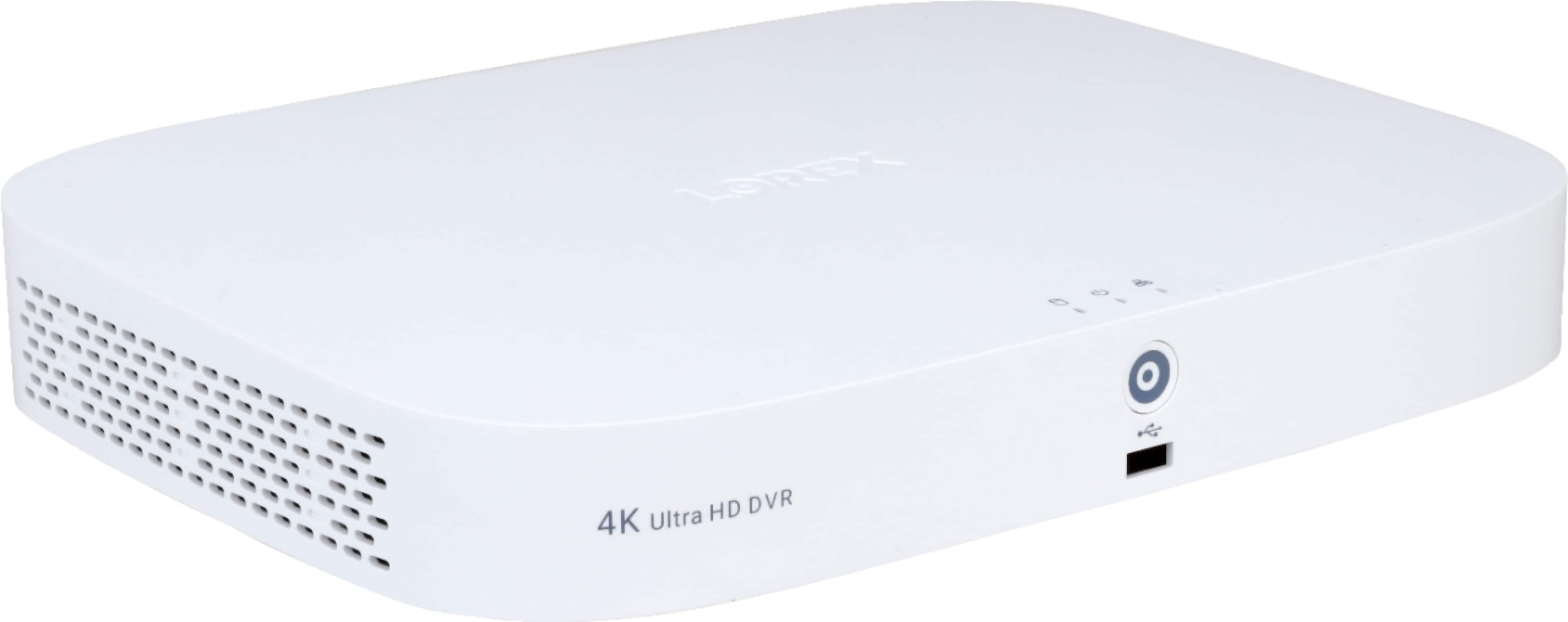 Alt View 12. Lorex - 4K Wired DVR Security System with 8 Active Deterrence Cameras, Smart Motion Detection and Face Recognition - White.