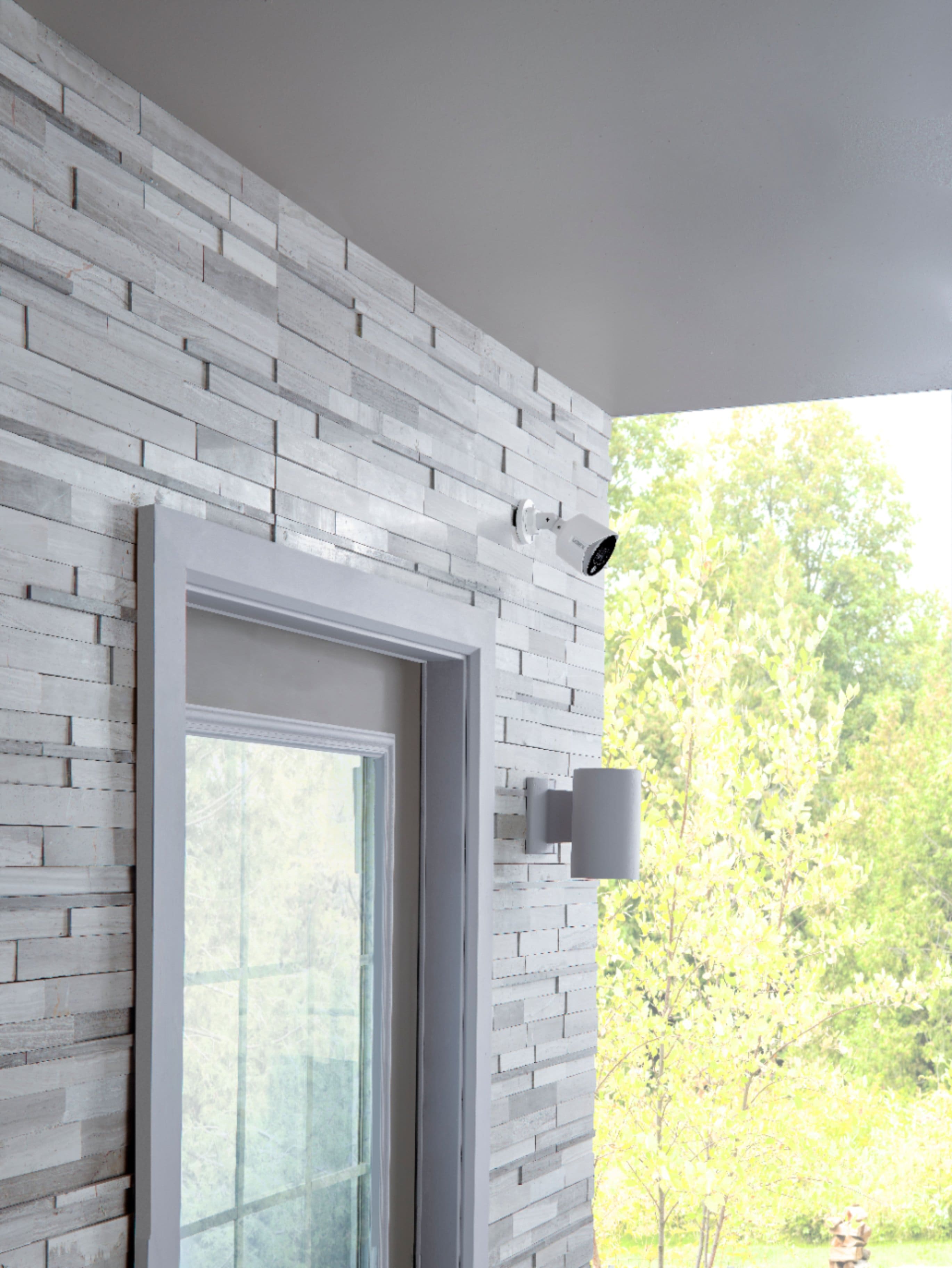 Alt View 18. Lorex - 4K Wired DVR Security System with 8 Active Deterrence Cameras, Smart Motion Detection and Face Recognition - White.