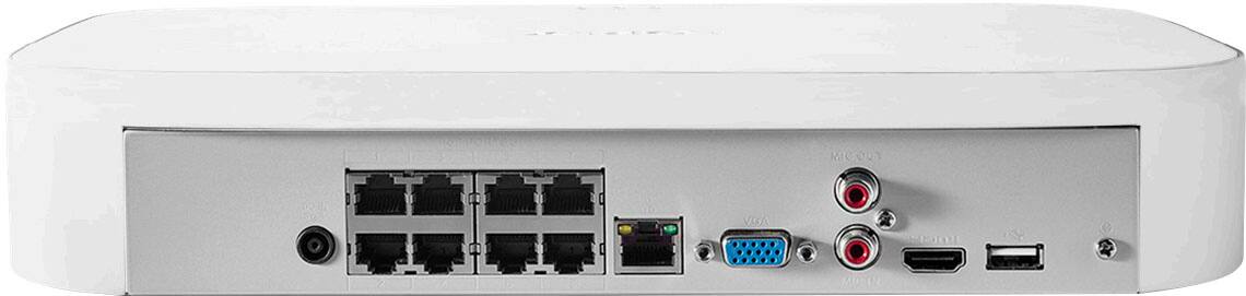 Alt View 11. Lorex - 4K NVR Security System with 4 Smart Deterrence Cameras, Fusion Capabilities and Smart Motion Detection Plus - White.