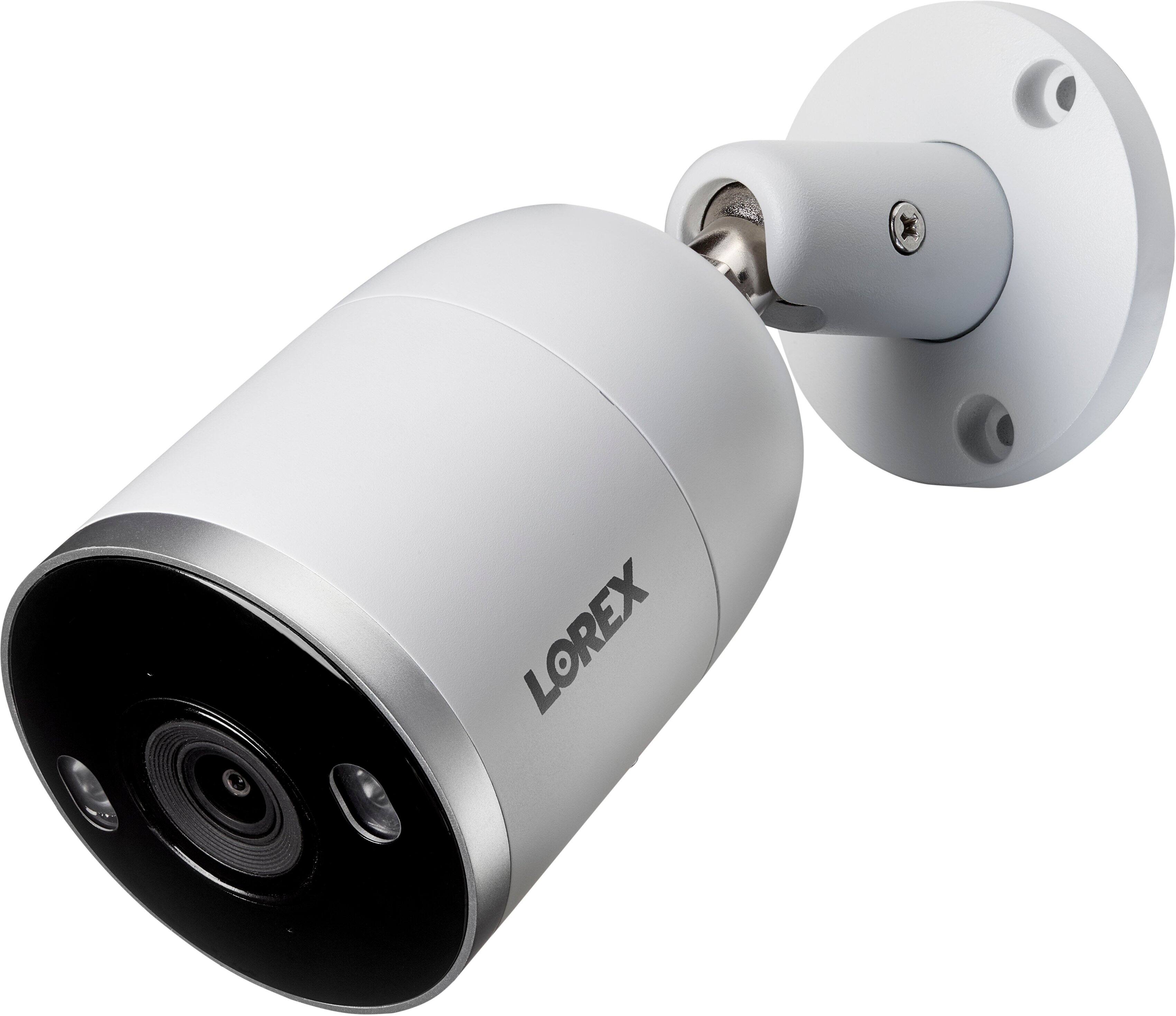 Alt View 17. Lorex - 4K NVR Security System with 4 Smart Deterrence Cameras, Fusion Capabilities and Smart Motion Detection Plus - White.