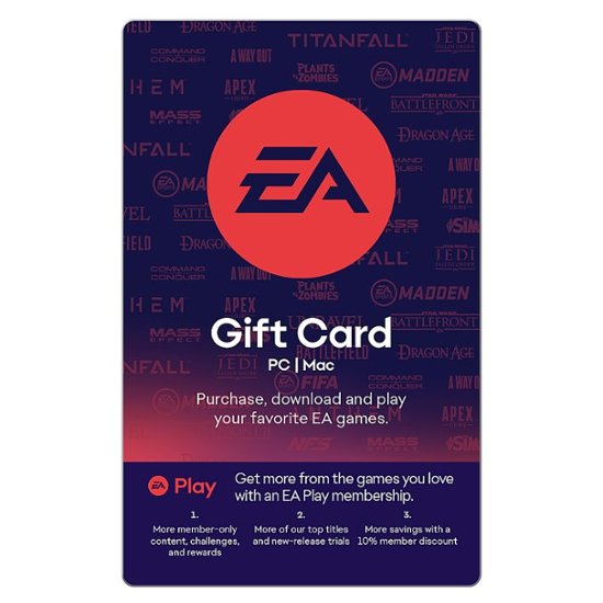 25 EA - Best Buy Play Arts EA $25 [Digital] Play Electronic