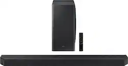Samsung - HW-Q900A 7.1.2ch Soundbar with Dolby Atmos - Black - Front_Zoom