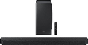 Samsung - HW-Q900A 7.1.2ch Soundbar with Dolby Atmos - Black - Front_Zoom
