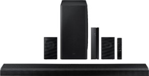 Samsung - 5.1.2-Channel Soundbar with Dolby Atmos/DTS:X - Black - Front_Zoom