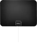 Best Buy essentials™ - Thin Indoor HDTV Antenna - 35 Mile Range - Black/White