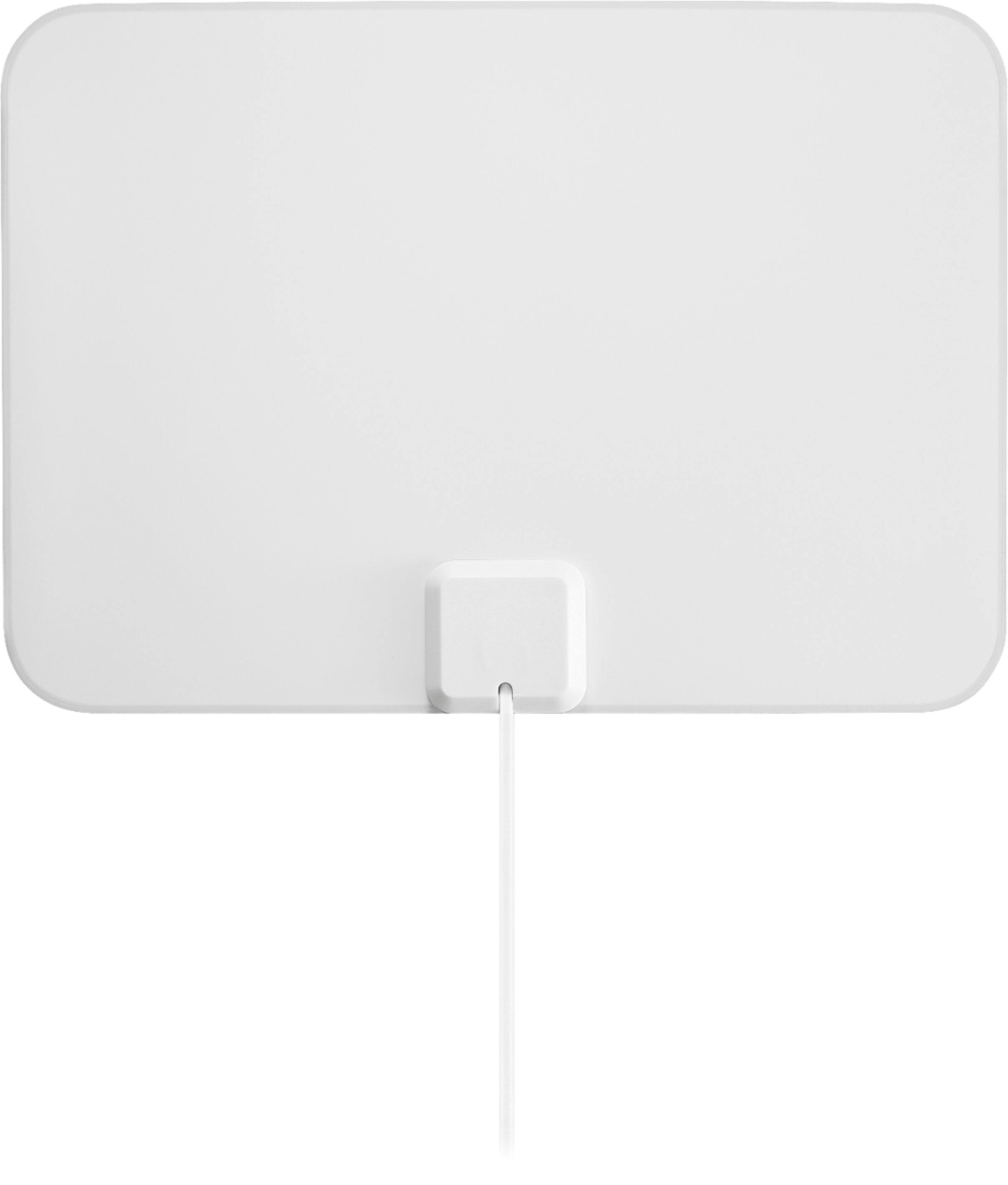 Alt View 11. Best Buy essentials™ - Thin Indoor HDTV Antenna - 35 Mile Range - Black/White.