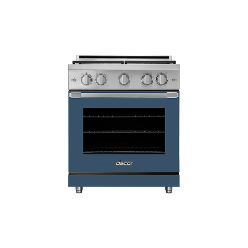Dacor - Professional 5.2 Cu. Ft. Freestanding Gas Pure Convection Range with SimmerSear™ - Dark Denim