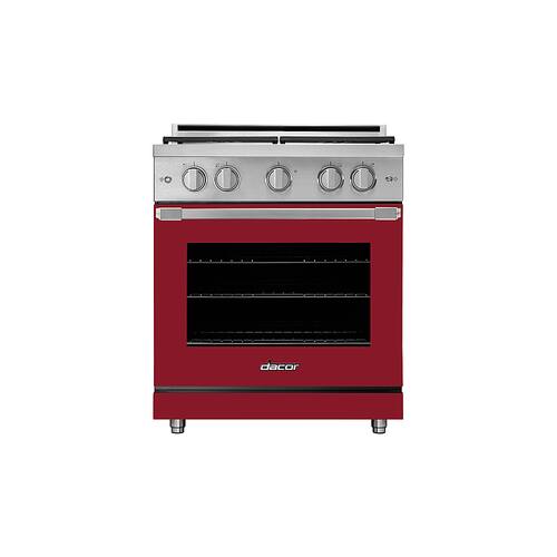 Dacor - Professional 5.2 Cu. Ft. Freestanding Gas Pure Convection Range with SimmerSear™ - Haute Red