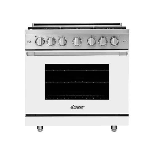 Dacor - Professional 5.2 Cu. Ft. Freestanding Gas Pure Convection Range with SimmerSear™ - Bright White