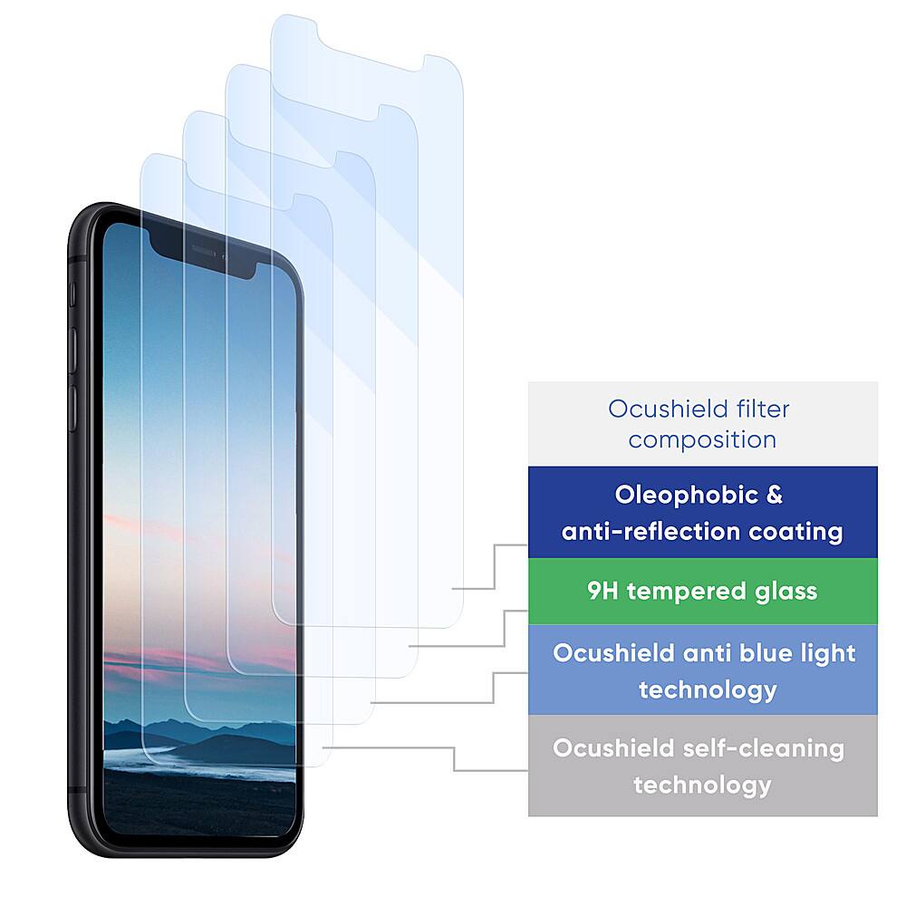 Ocushield Anti Blue Light Tempered Glass Screen Protector for Apple