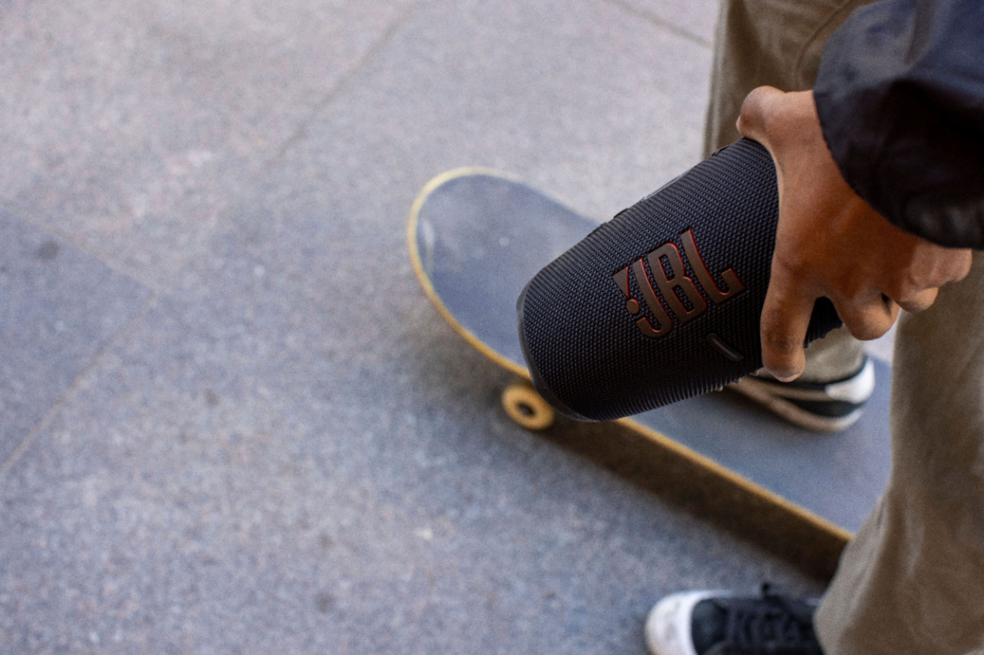 Alt View 14. JBL - CHARGE5 Portable Waterproof Speaker with Powerbank - Black.