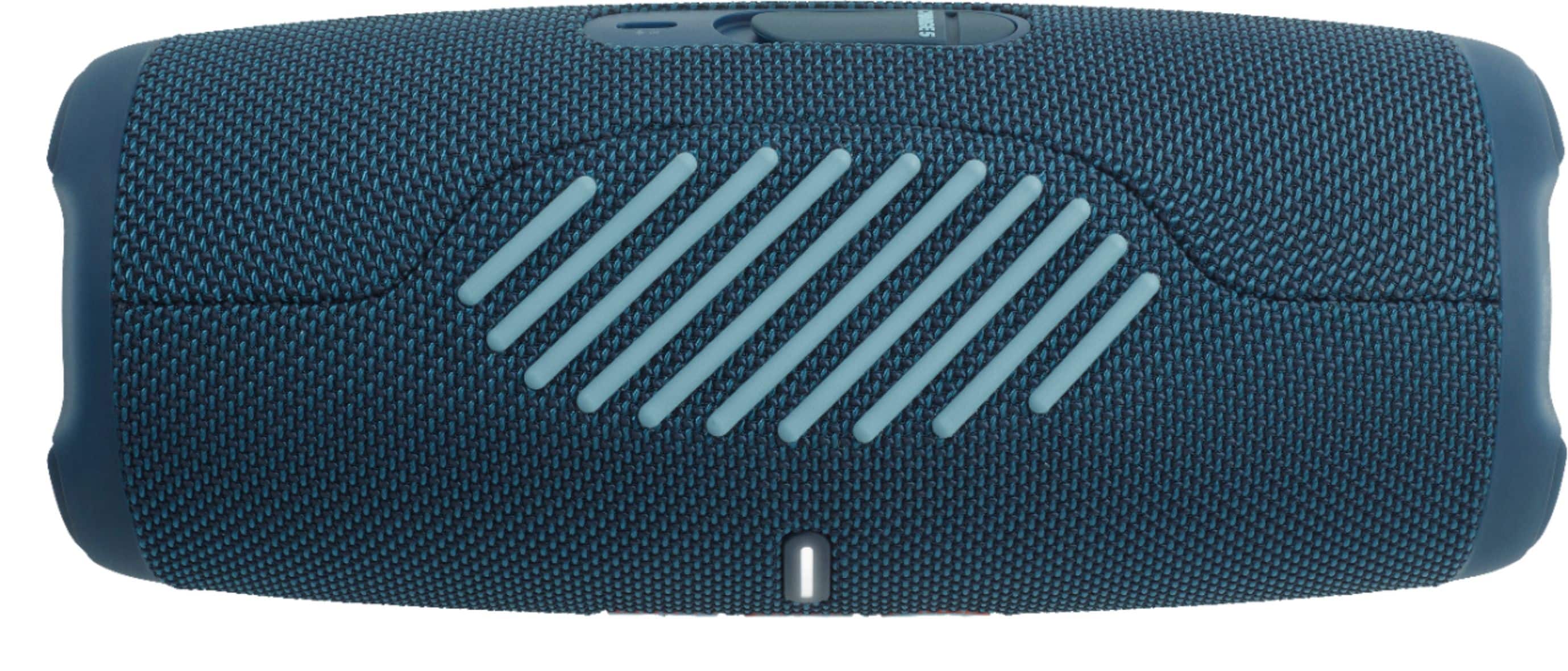 Alt View 12. JBL - CHARGE5 Portable Waterproof Speaker with Powerbank - Blue.