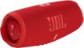 Angle Zoom. JBL - CHARGE5 Portable Waterproof Speaker with Powerbank - Red.