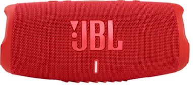JBL - CHARGE5 Portable Waterproof Speaker with Powerbank - Red - Front_Zoom