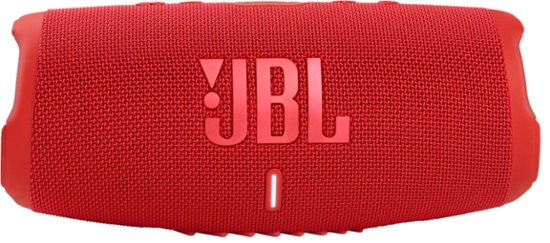 Front Zoom. JBL - CHARGE5 Portable Waterproof Speaker with Powerbank - Red.