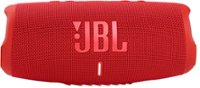 JBL - CHARGE5 Portable Waterproof Speaker with Powerbank - Red - Front_Zoom
