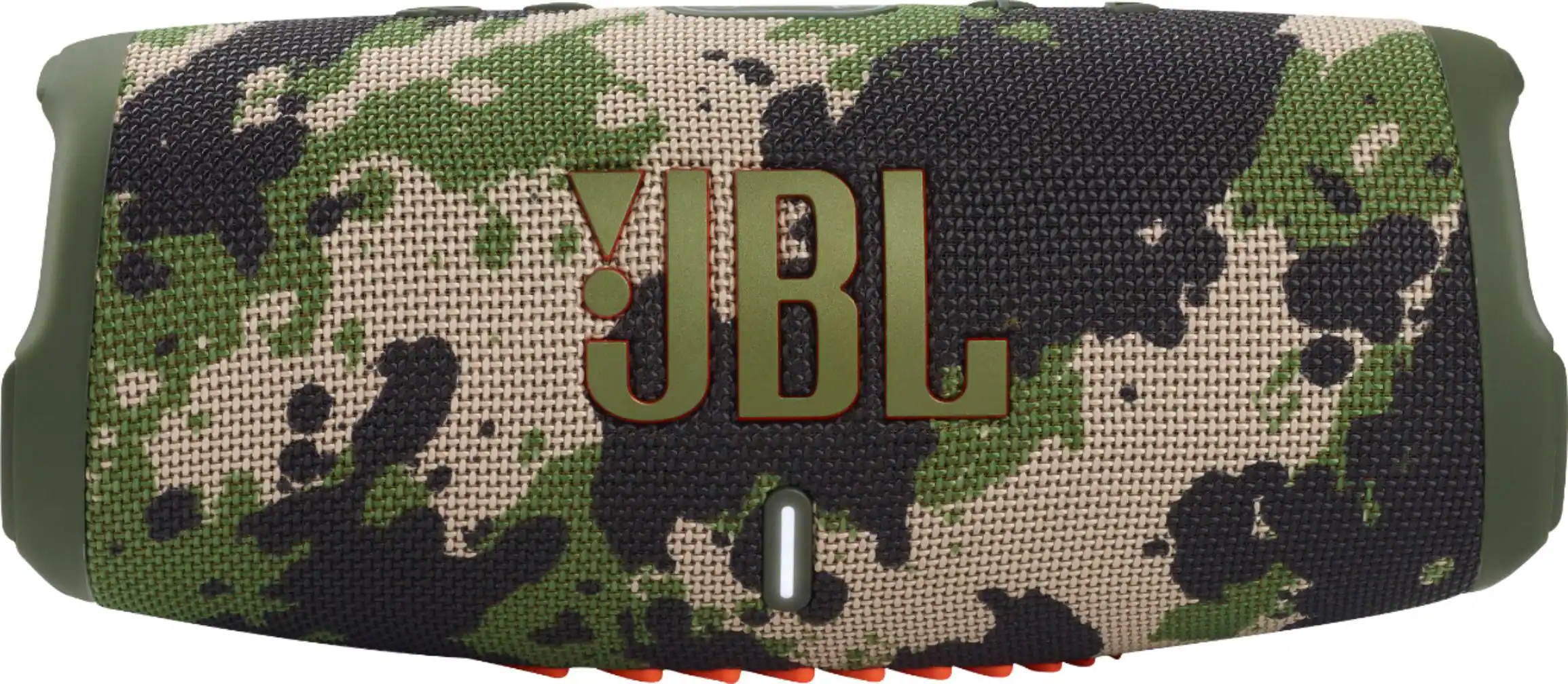 Front. JBL - CHARGE5 Portable Waterproof Speaker with Powerbank - Camouflage.