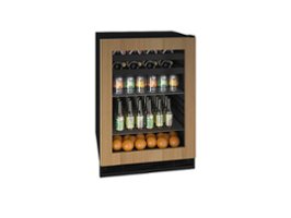 U-Line - 85-bottle or 105-can or 16-750ml Wine Bottle Capacity Beverage Center with Convection Cooling System - Custom Panel Ready - Angle_Zoom