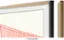 Alt View 11. Samsung - 43” The Frame Customizable Bezel - Modern Teak.