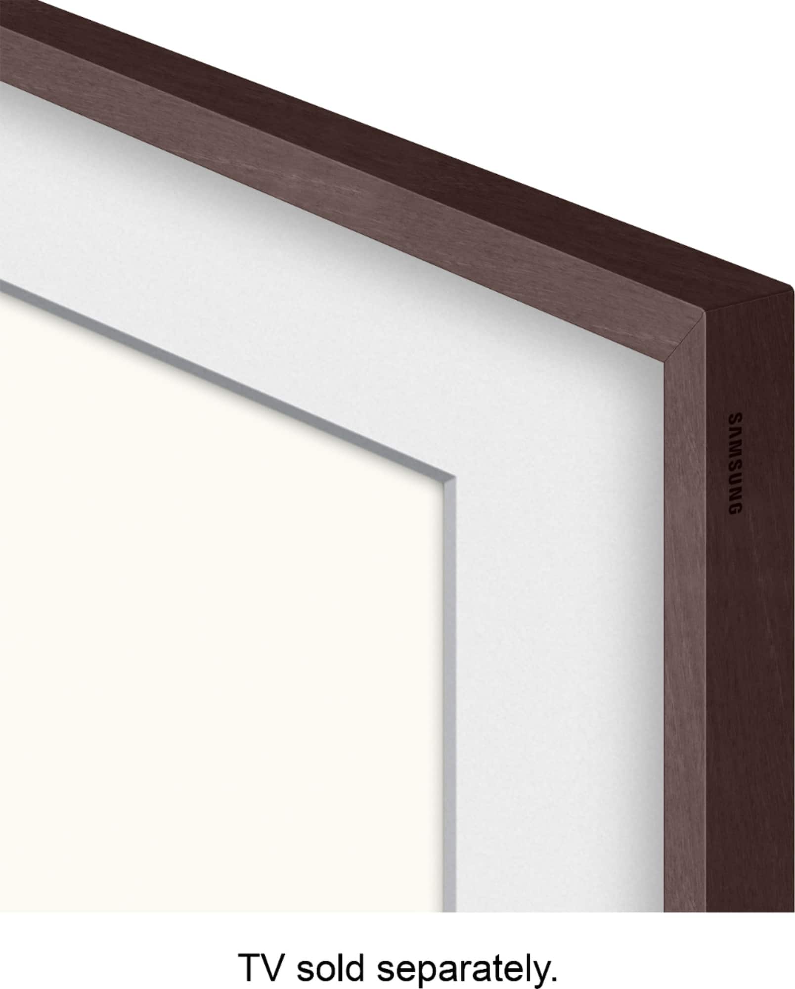 Zoom in on Alt View Zoom 13. Samsung - 43” The Frame Customizable Bezel - Modern Brown.