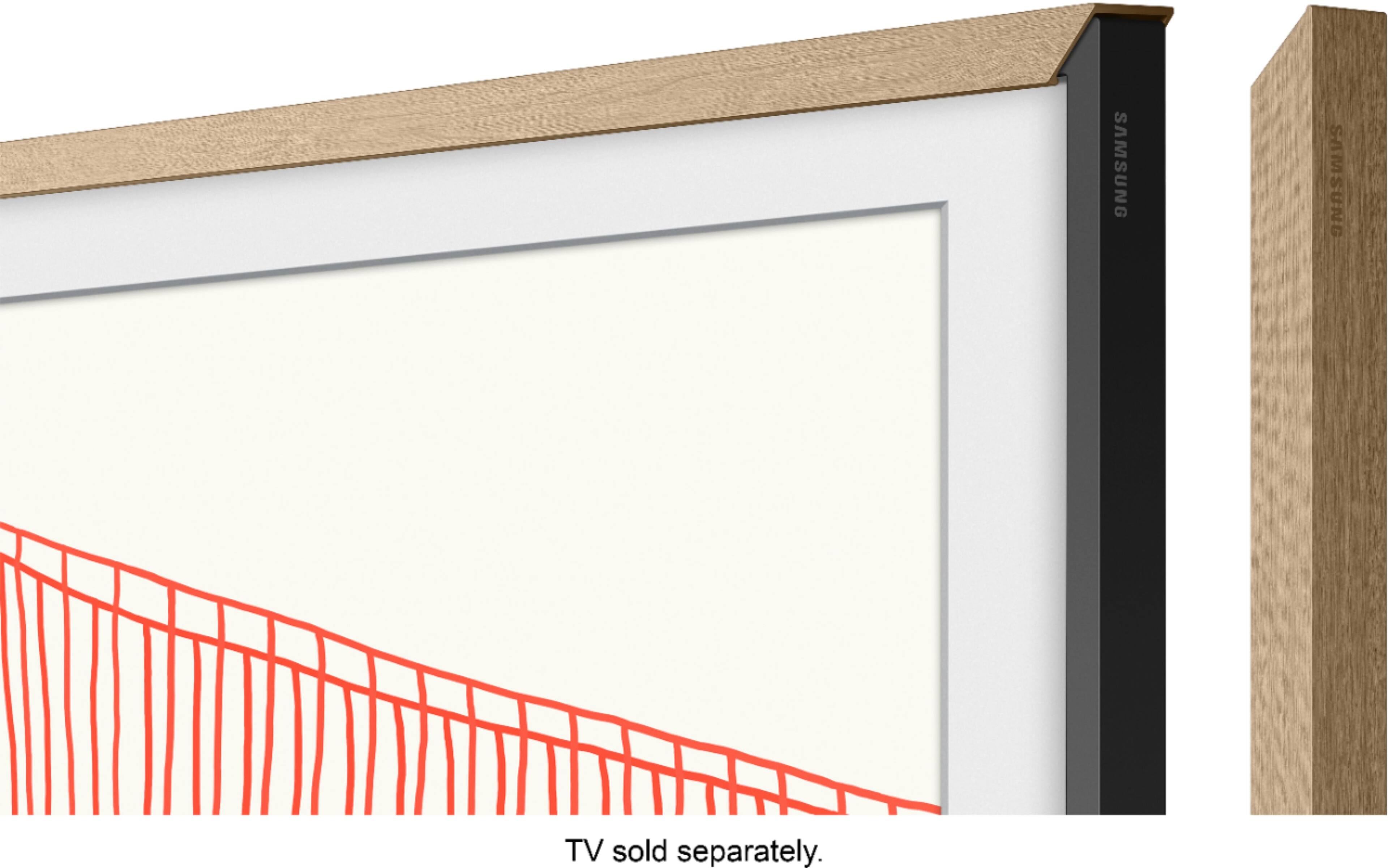 Alt View 11. Samsung - 55” The Frame Customizable Bezel - Modern Teak.