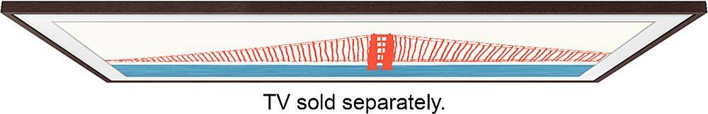 Alt View 12. Samsung - 55” The Frame Customizable Bezel - Modern White.