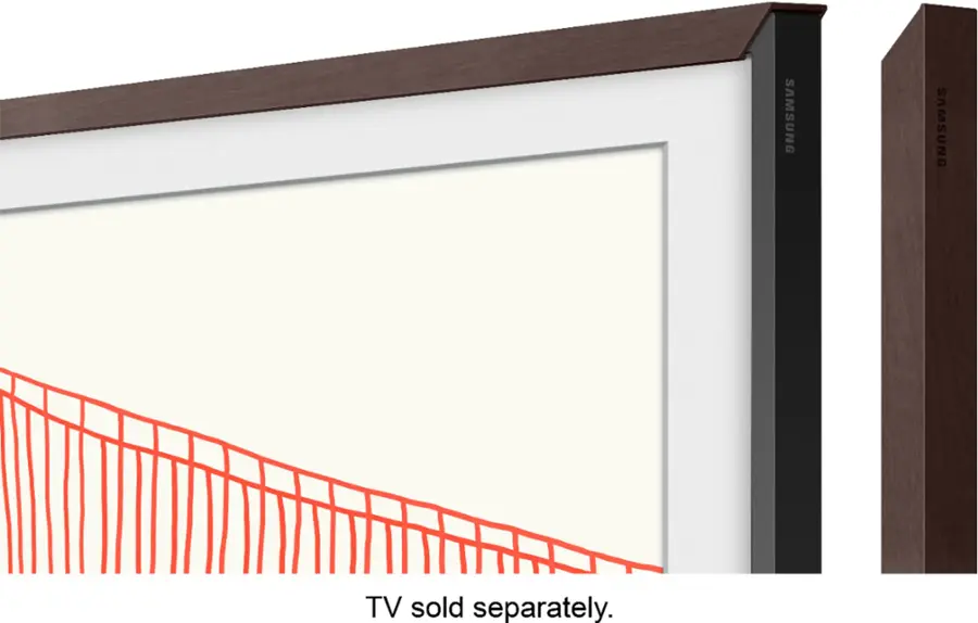 Alt View 14. Samsung - 50” The Frame Customizable Bezel - Modern White.