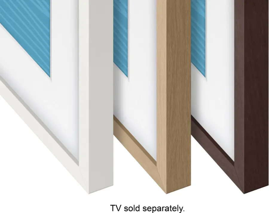Alt View 15. Samsung - 50” The Frame Customizable Bezel - Modern White.