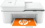 HP - DeskJet 4155e Wireless All-In-One Inkjet Printer with 6 months of Instant Ink Included with HP+ - White