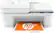 Front. HP - DeskJet 4155e Wireless All-In-One Inkjet Printer with 3 months of Instant Ink Included with HP+ - White.