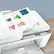 Alt View 13. HP - DeskJet 4155e Wireless All-In-One Inkjet Printer with 3 months of Instant Ink Included with HP+ - White.