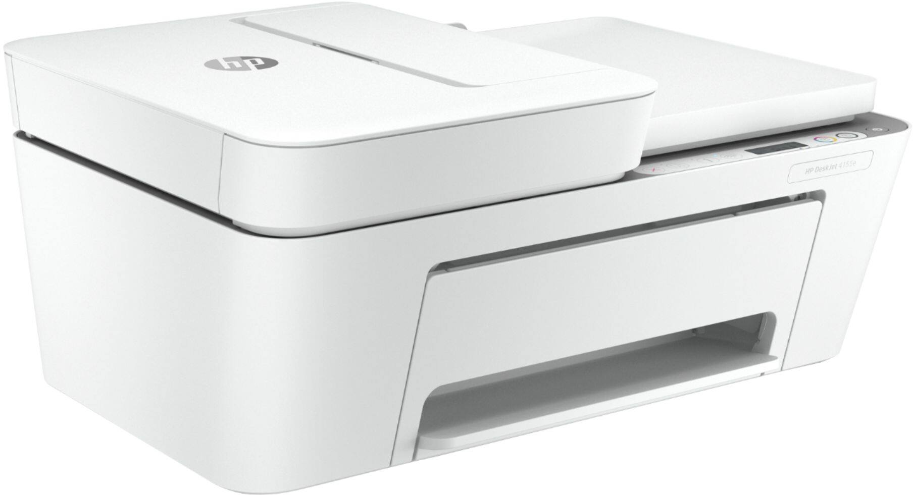 Alt View 16. HP - DeskJet 4155e Wireless All-In-One Inkjet Printer with 3 months of Instant Ink Included with HP+ - White.