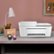 Alt View Zoom 20. HP - DeskJet 4155e Wireless All-In-One Inkjet Printer with 3 months of Instant Ink Included with HP+ - White.