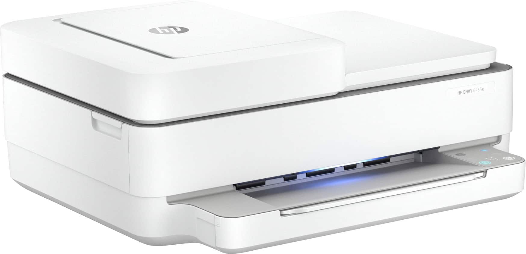 Alt View 12. HP - ENVY 6455e Wireless All-In-One Inkjet Printer - Refurbished - White.