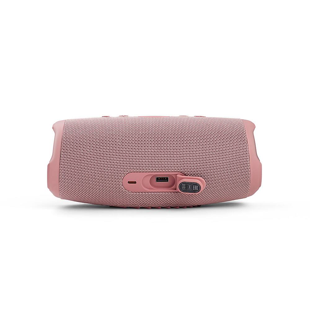 Alt View 1. JBL - CHARGE5 Portable Waterproof Speaker with Powerbank - Pink.