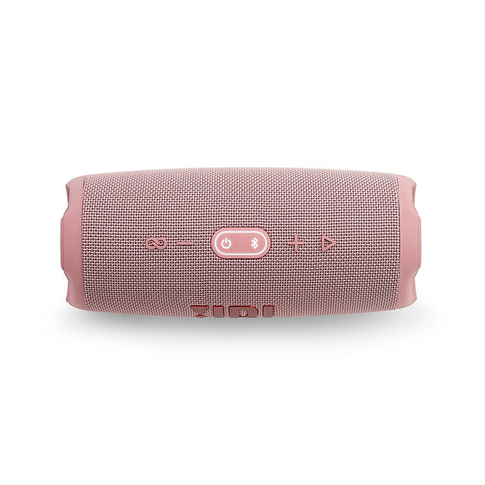 Left. JBL - CHARGE5 Portable Waterproof Speaker with Powerbank - Pink.