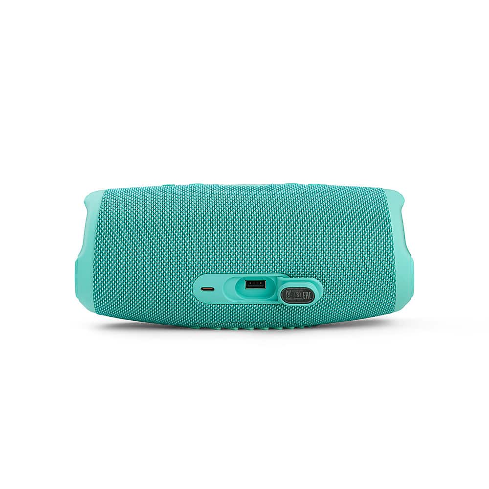 Alt View 1. JBL - CHARGE5 Portable Waterproof Speaker with Powerbank - Teal.